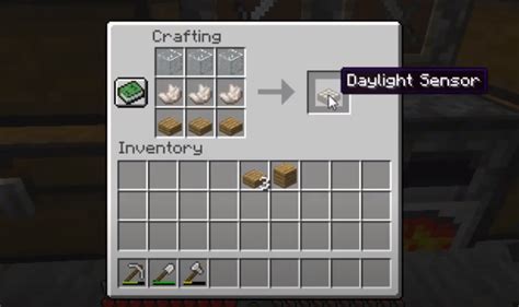 Daylight sensor recipe - 24. Daylight sensor. Place the daylight sensor on top of the Redstone Lamp. Also, connect the sensor with Redstone dust from 4 sides. 25. Finishing. After our super hard work, the lighthouse is finally built entirely. This will glow the light at night, automatically using a daylight sensor. Also, add some more decors according to your …